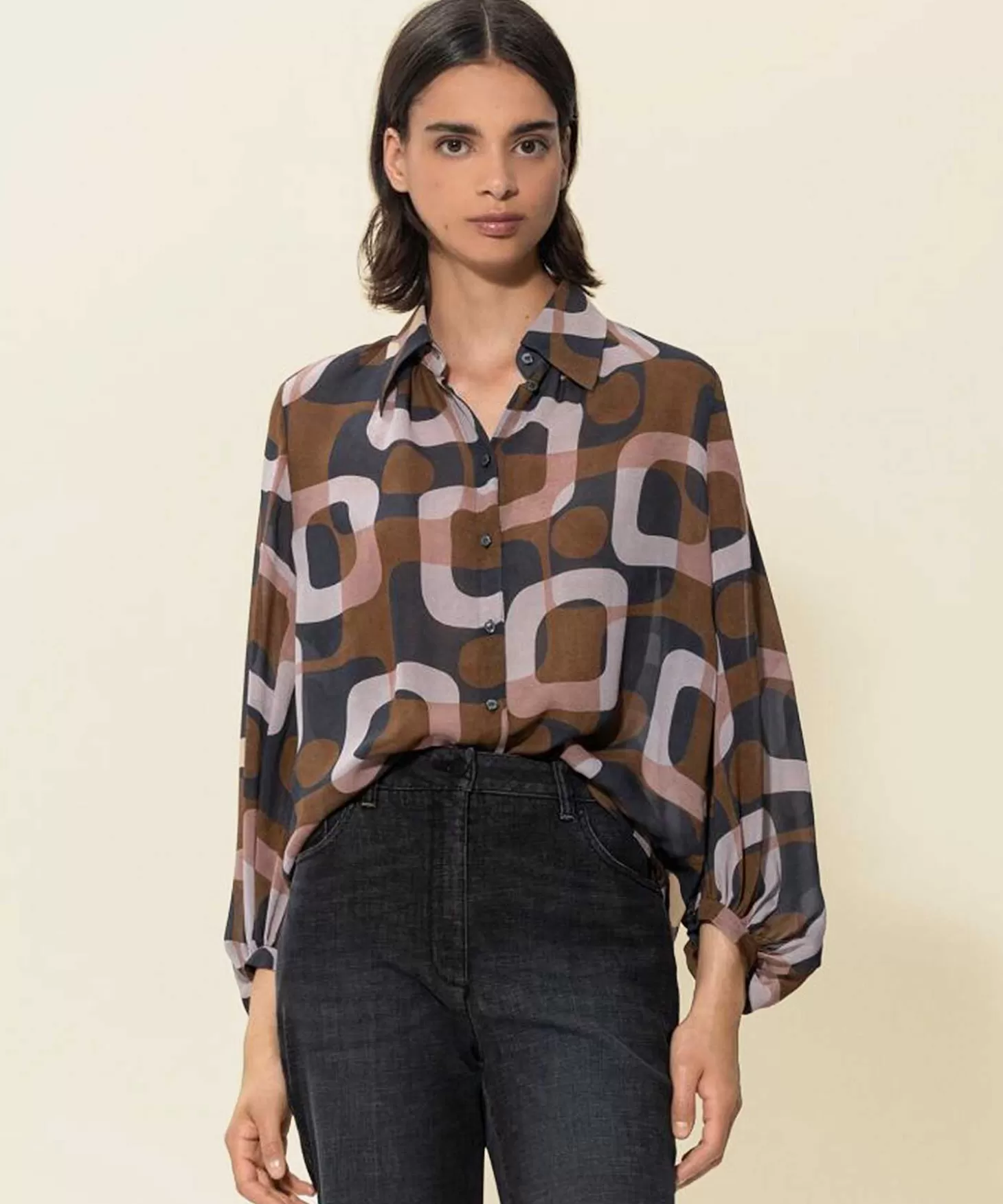 Blouse Graphic Print*Luisa Cerano Fashion