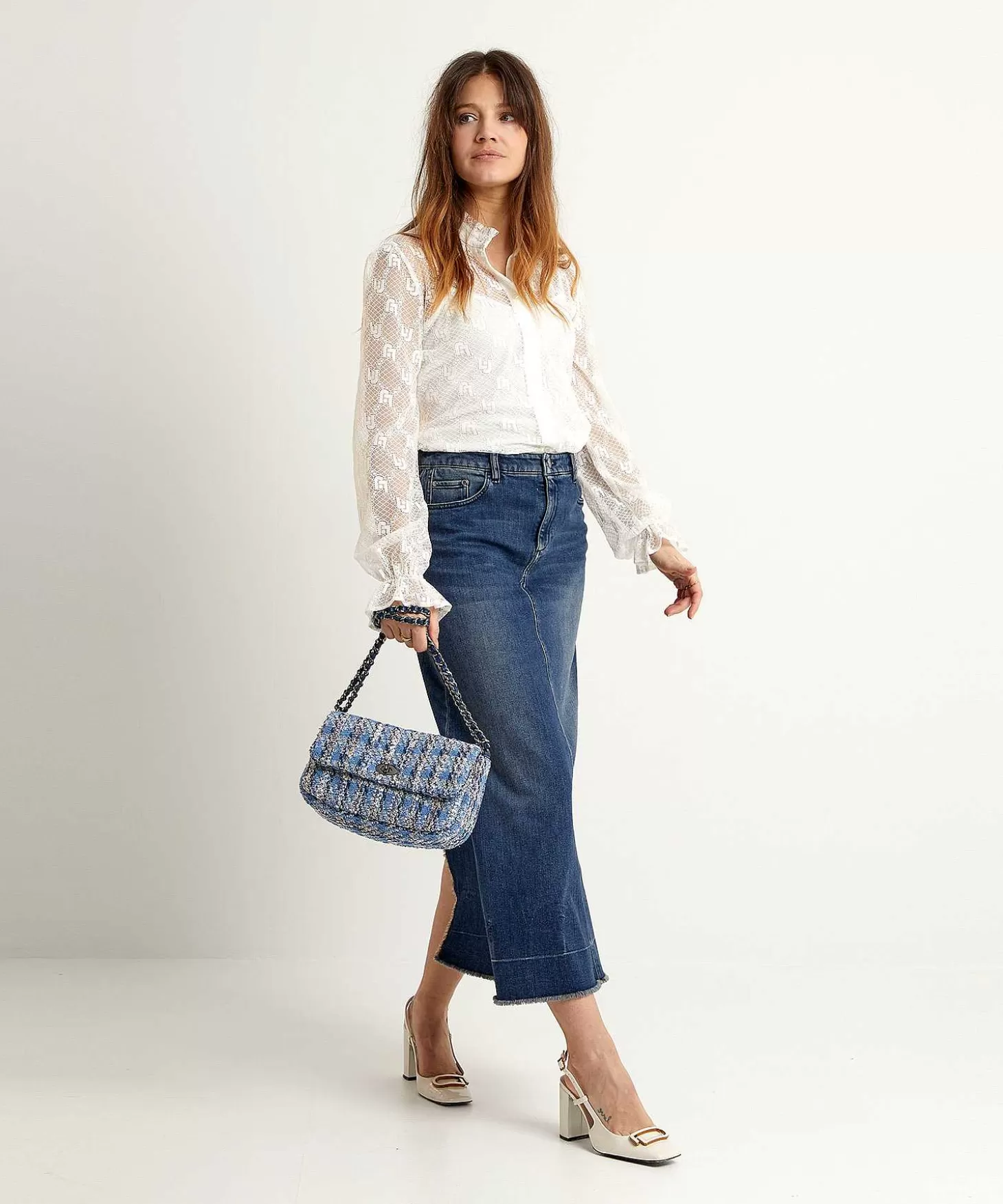 Denim Skirt*Luisa Cerano Cheap