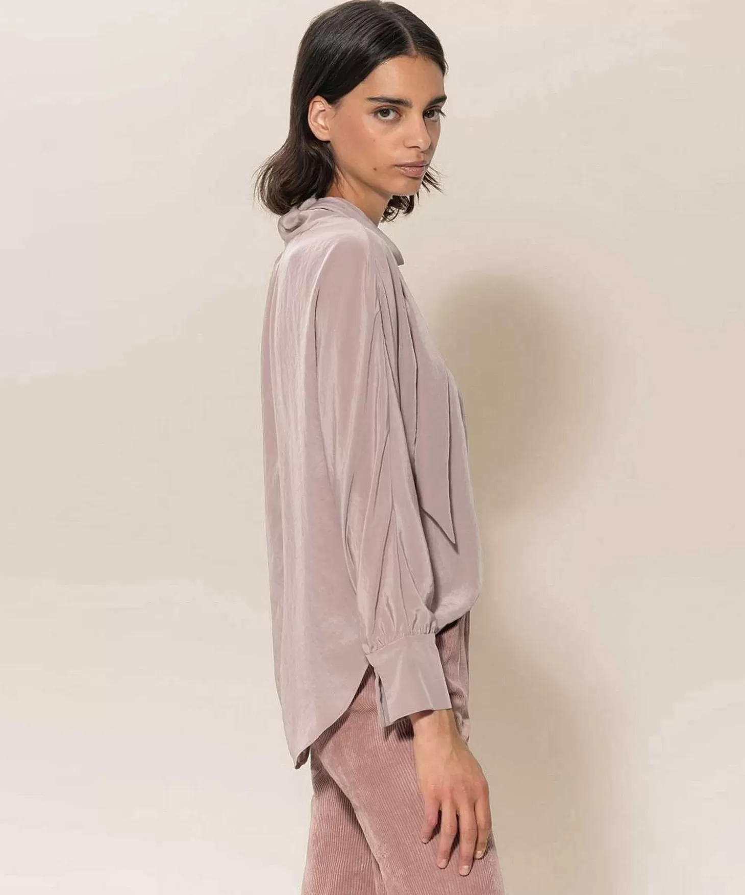 Silky Blouse With Bow*Luisa Cerano Cheap