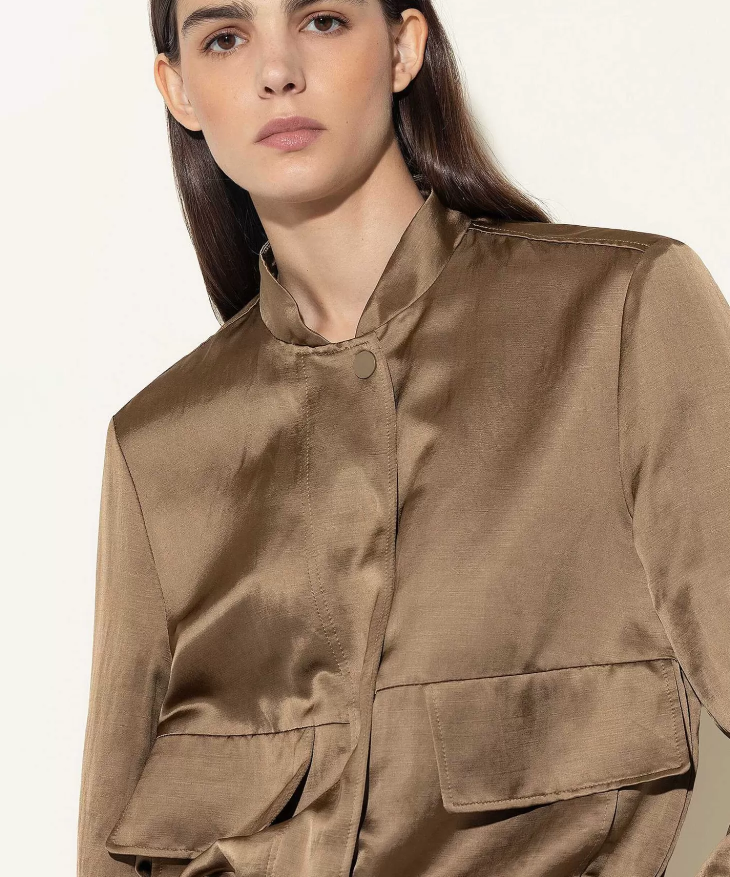 Silky Bomber Jacket*Luisa Cerano Discount