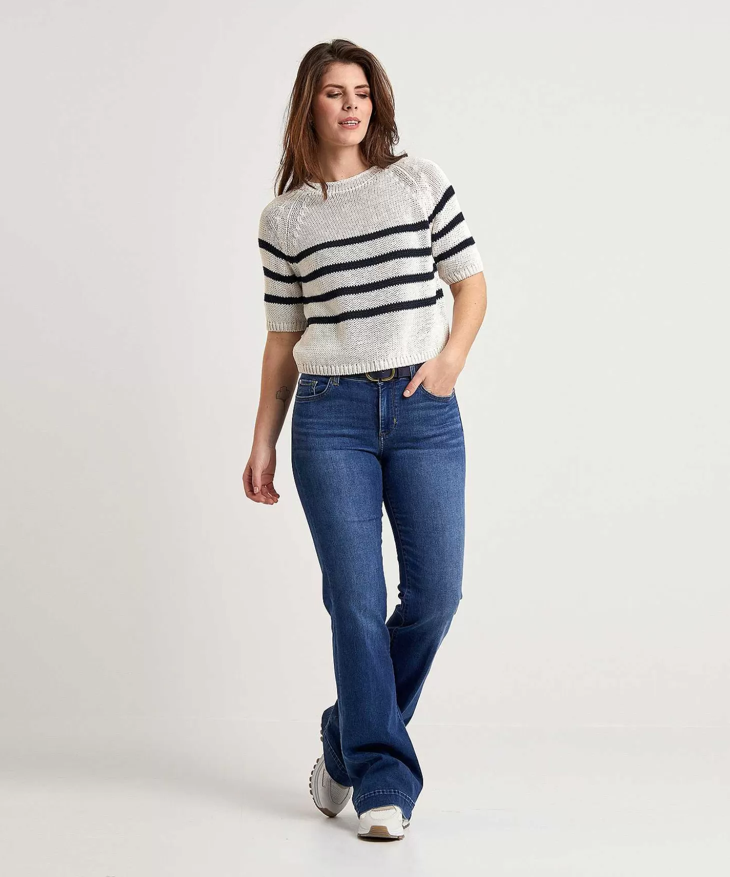 Sweater Short Sleeve And Stripes*Luisa Cerano Best