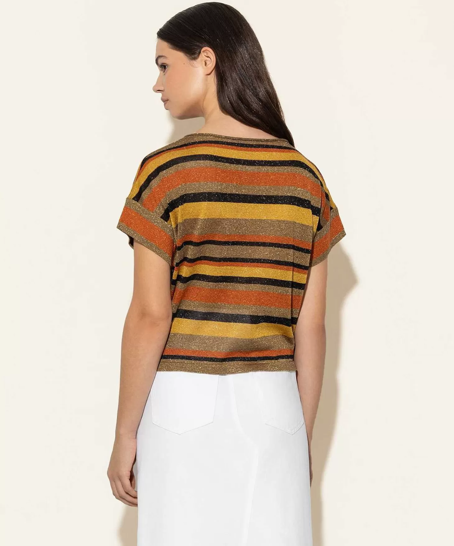 Sweater Stripe Lurex*Luisa Cerano Clearance