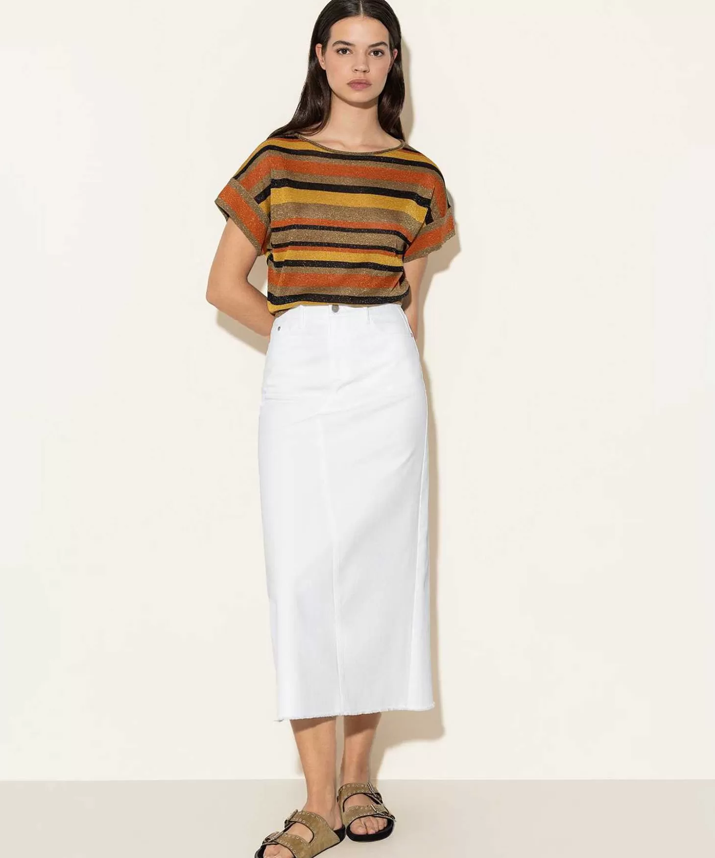 Sweater Stripe Lurex*Luisa Cerano Clearance