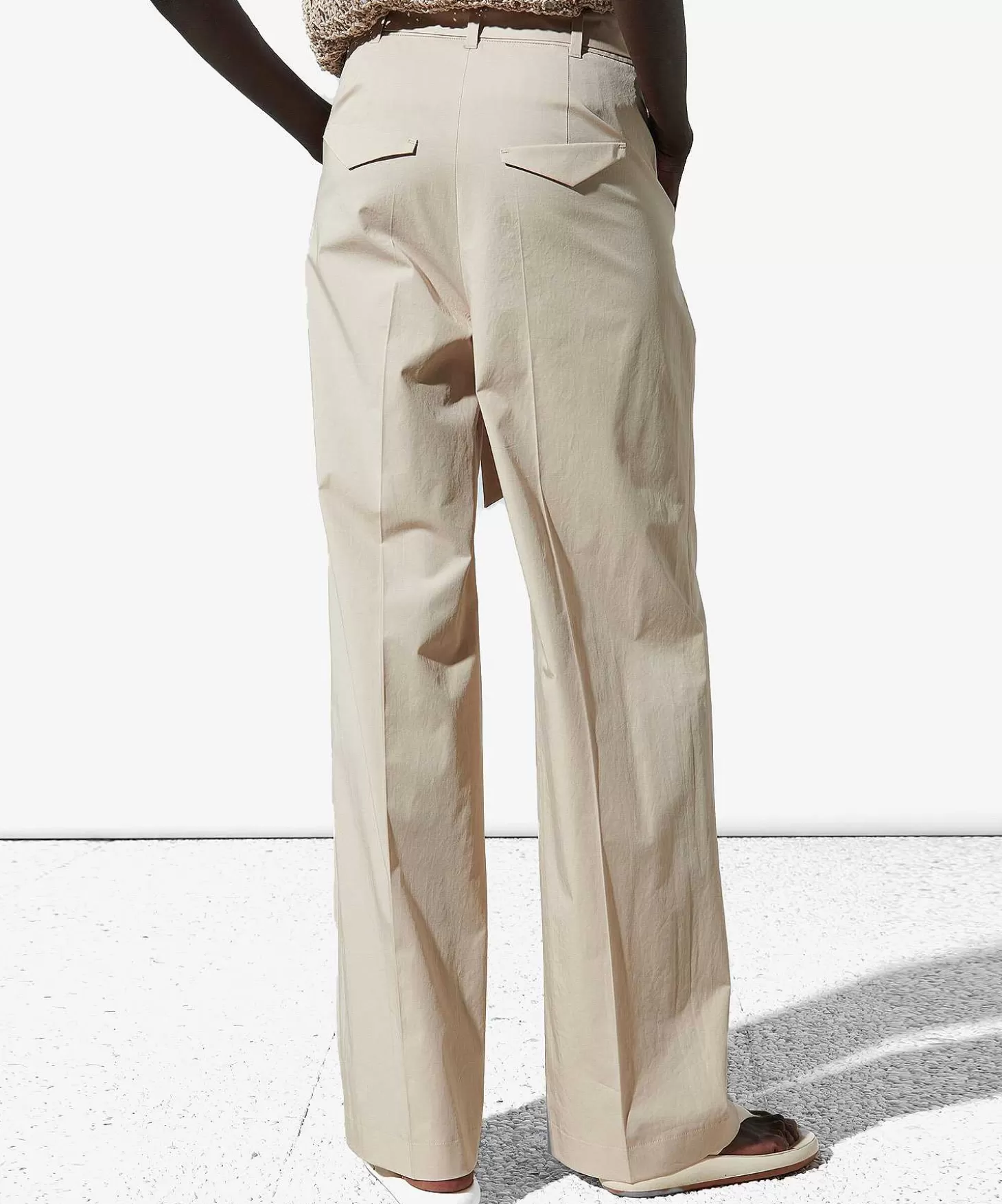 Wide Leg Trousers With Belt*Luisa Cerano Store