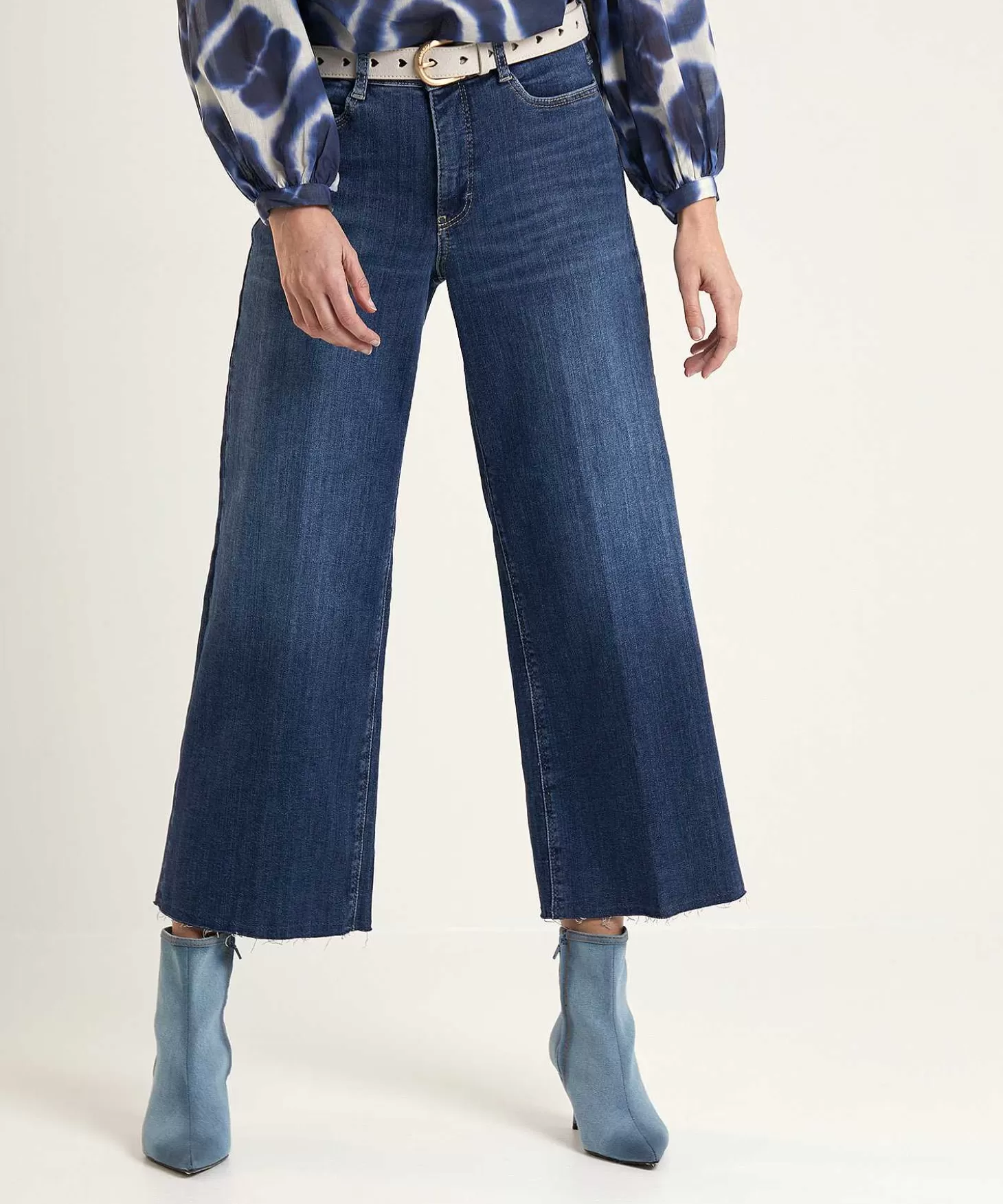 Cropped Wide Leg Jeans Dream Wide*MAC Jeans Store