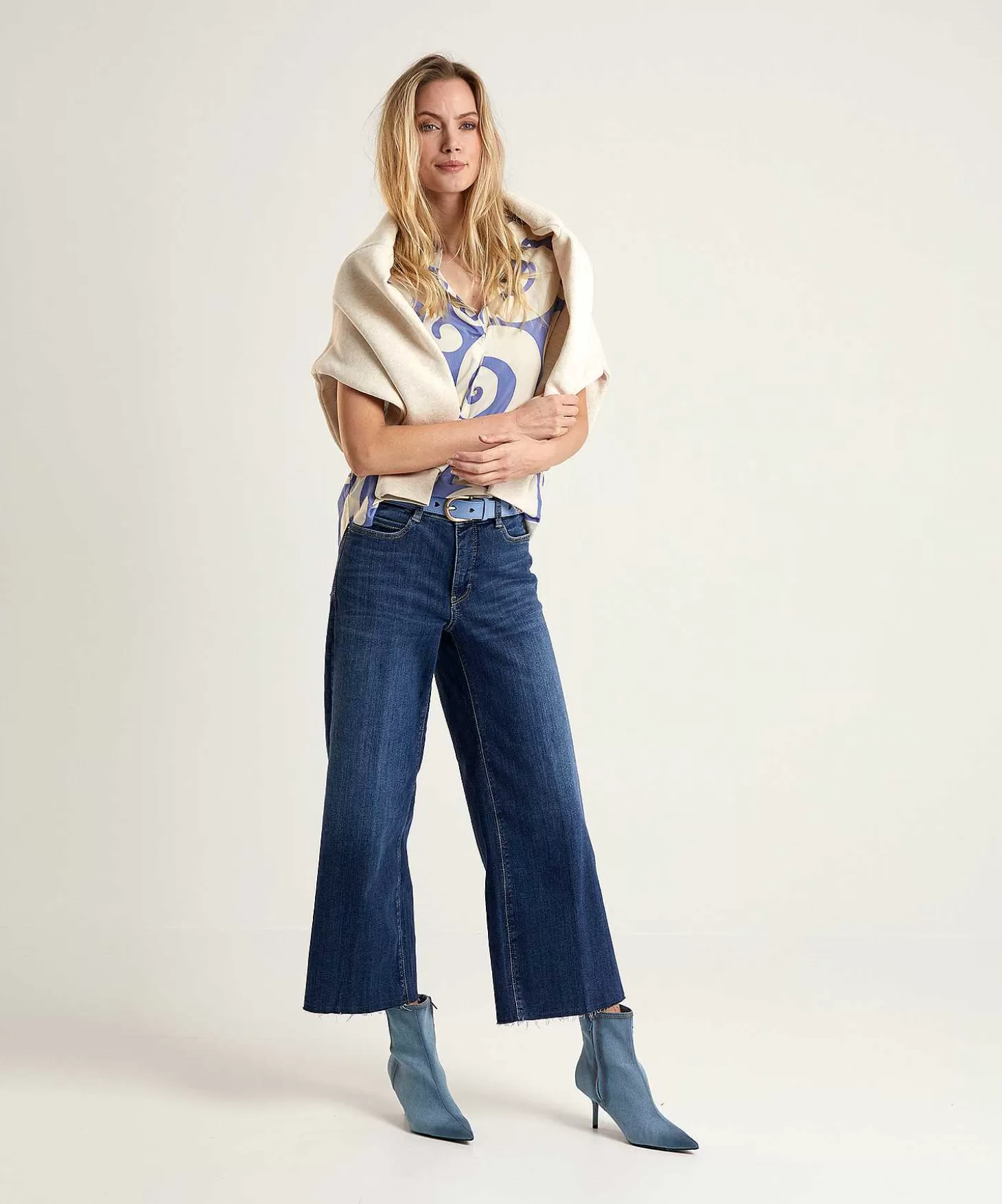 Cropped Wide Leg Jeans Dream Wide*MAC Jeans Store