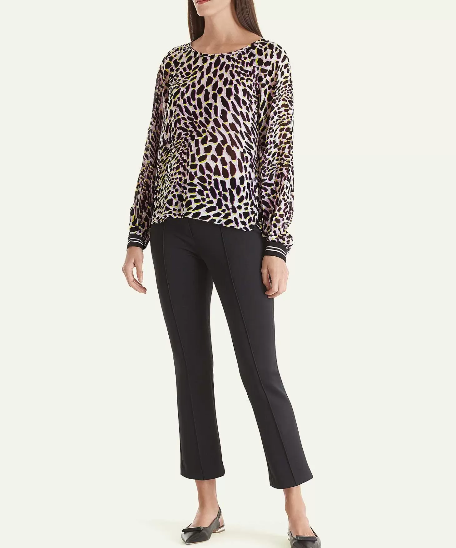 Marc Cain Blouse With Leopard Print*Marc Cain Remix Best Sale