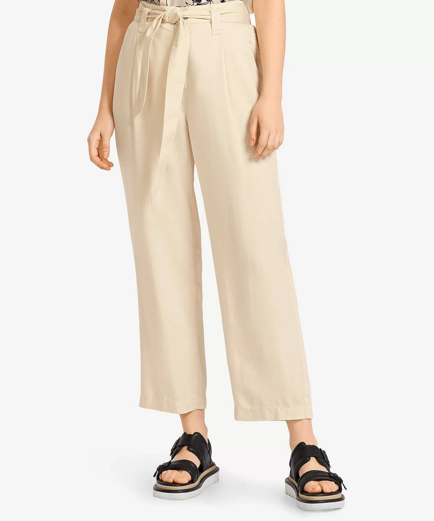 Marc Cain Culotte Trousers With Belt Welleri*Marc Cain Pants Discount