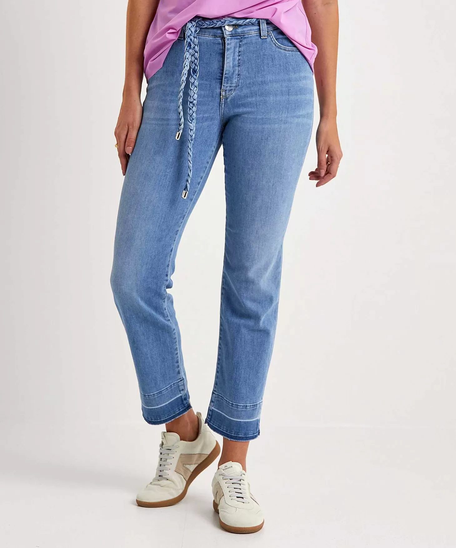 Marc Cain Kick Flare Jeans With Braid Belt Fyli*Marc Cain Collections Best