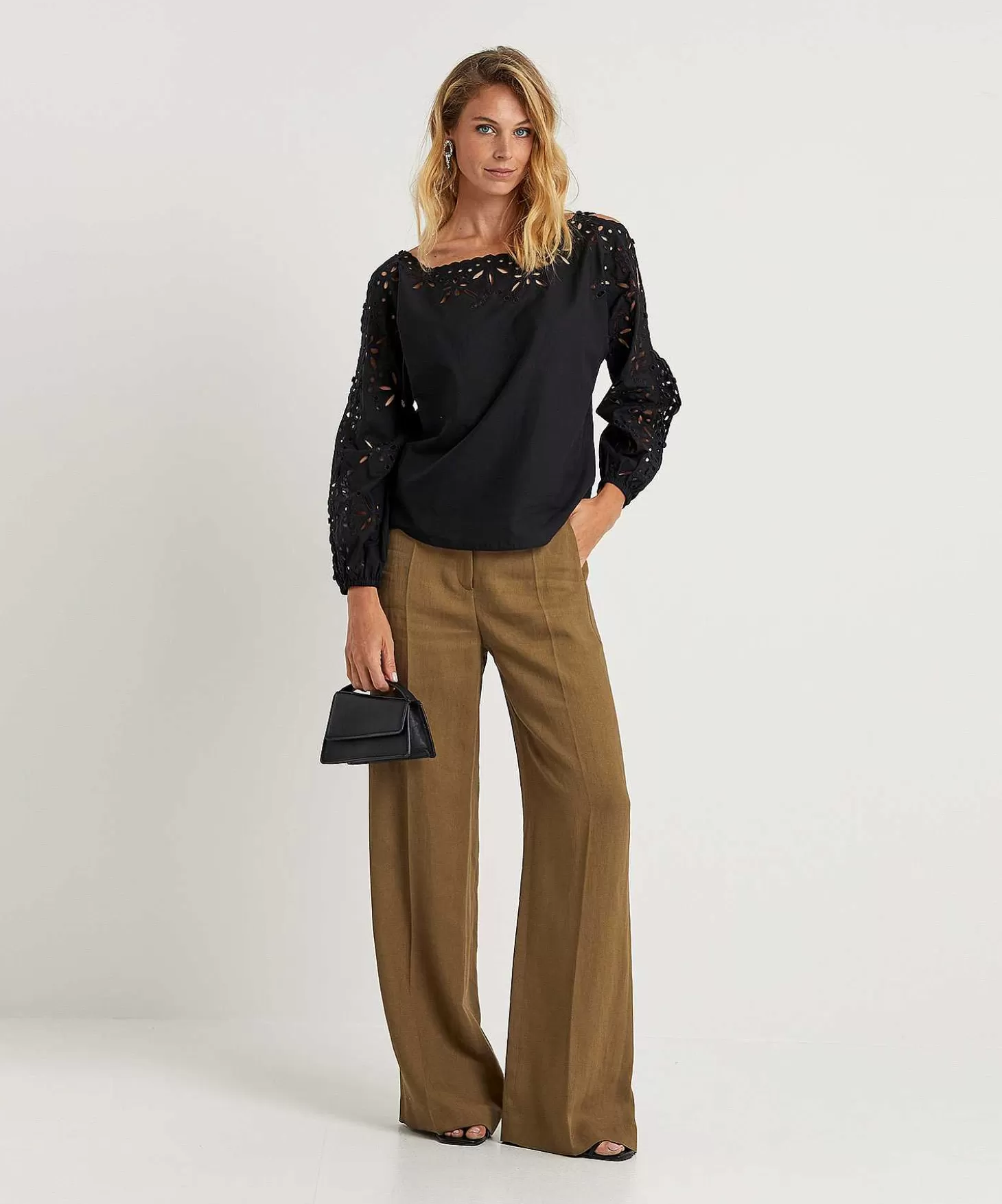 Marc Cain Poplin Blouse Broderie*Marc Cain Collections New