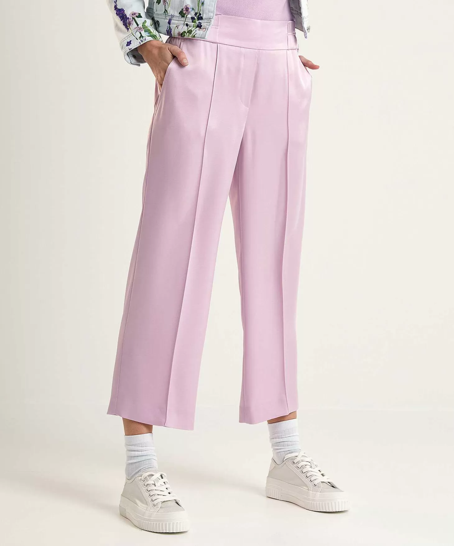 Marc Cain Silky Cropped Pants Washington*Marc Cain Collections Shop