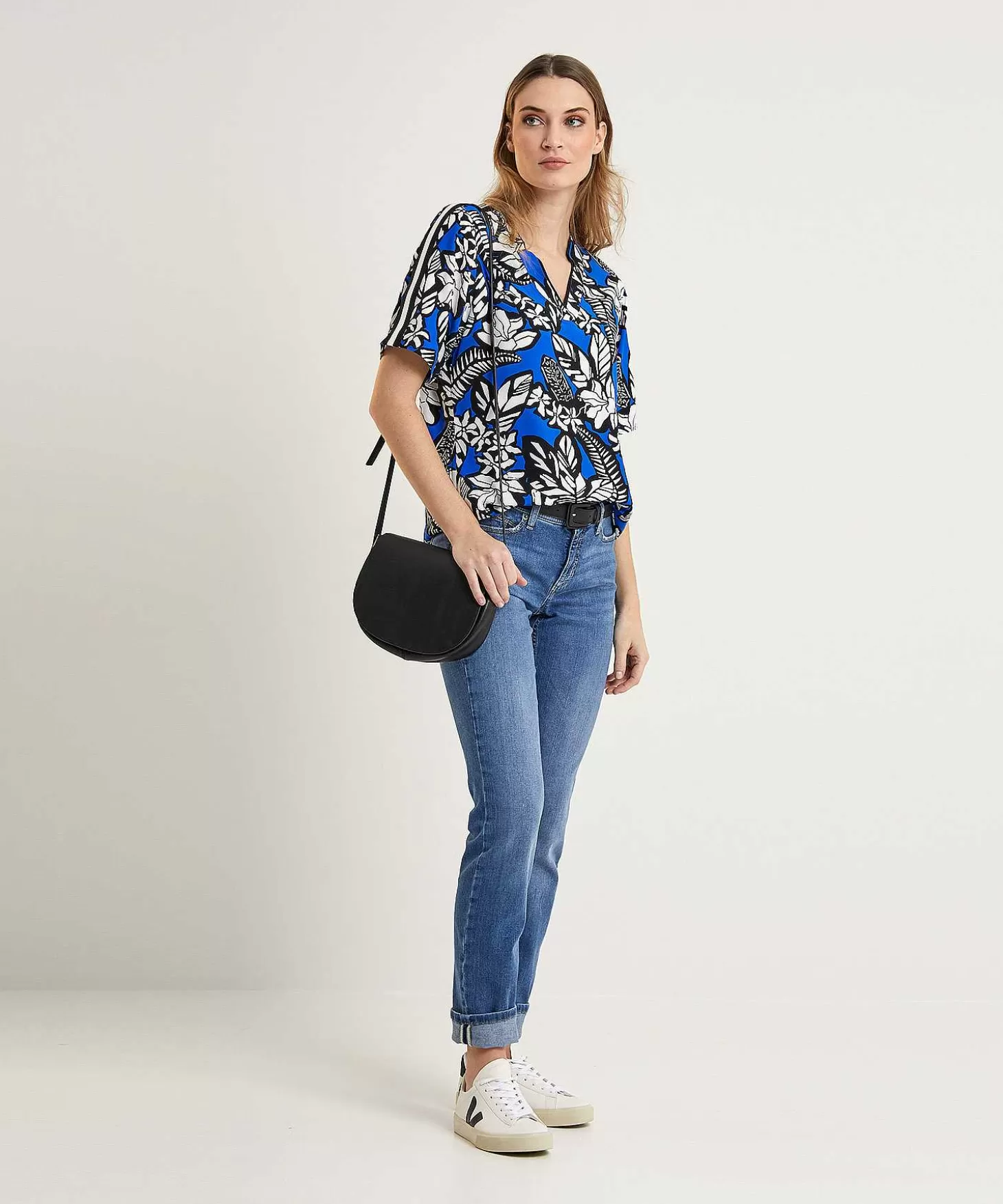 Blouse Leaf Print*Marc Cain Sports Best