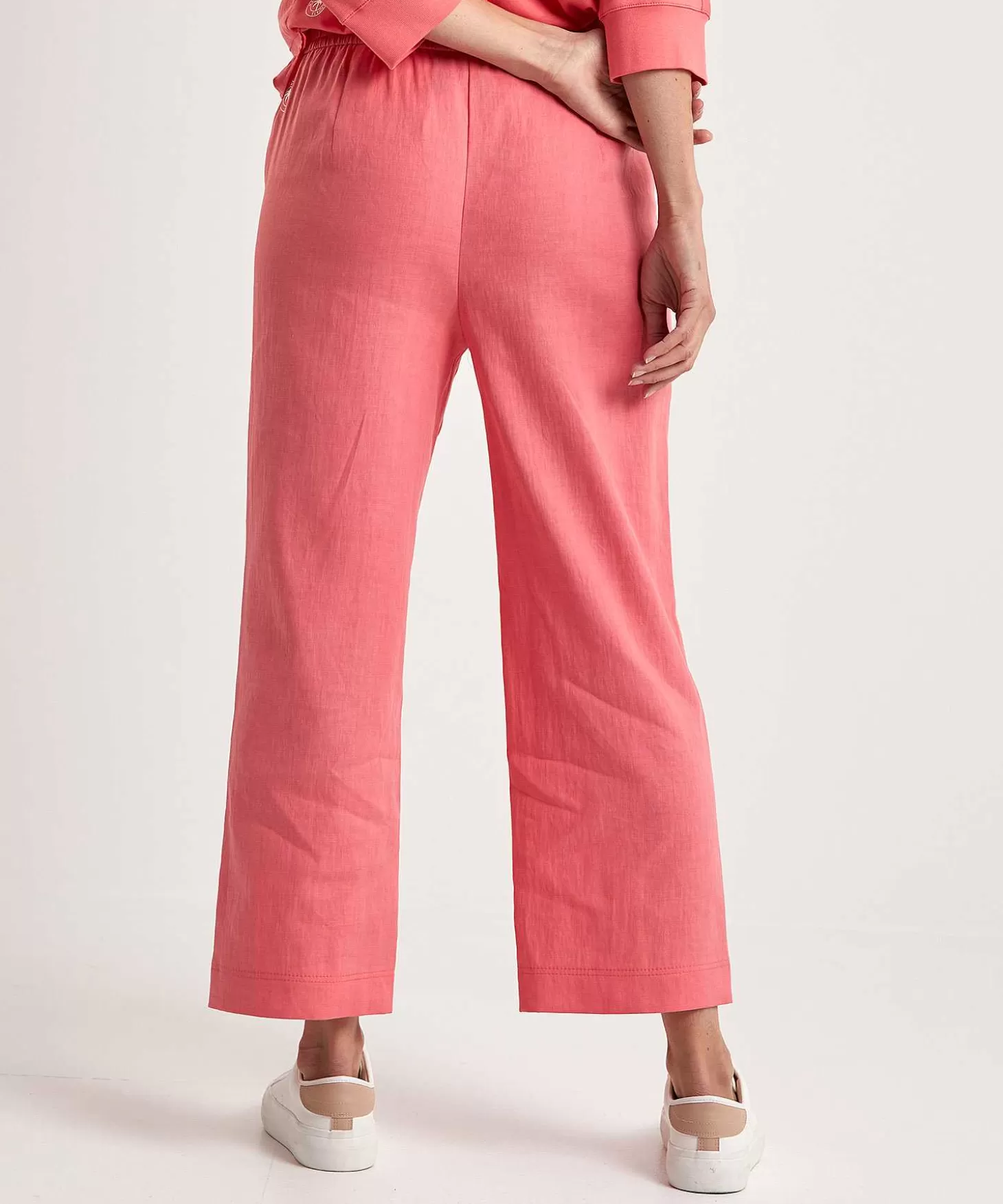 Cropped Pants Linen Mix Wusu*Marc Cain Sports Hot