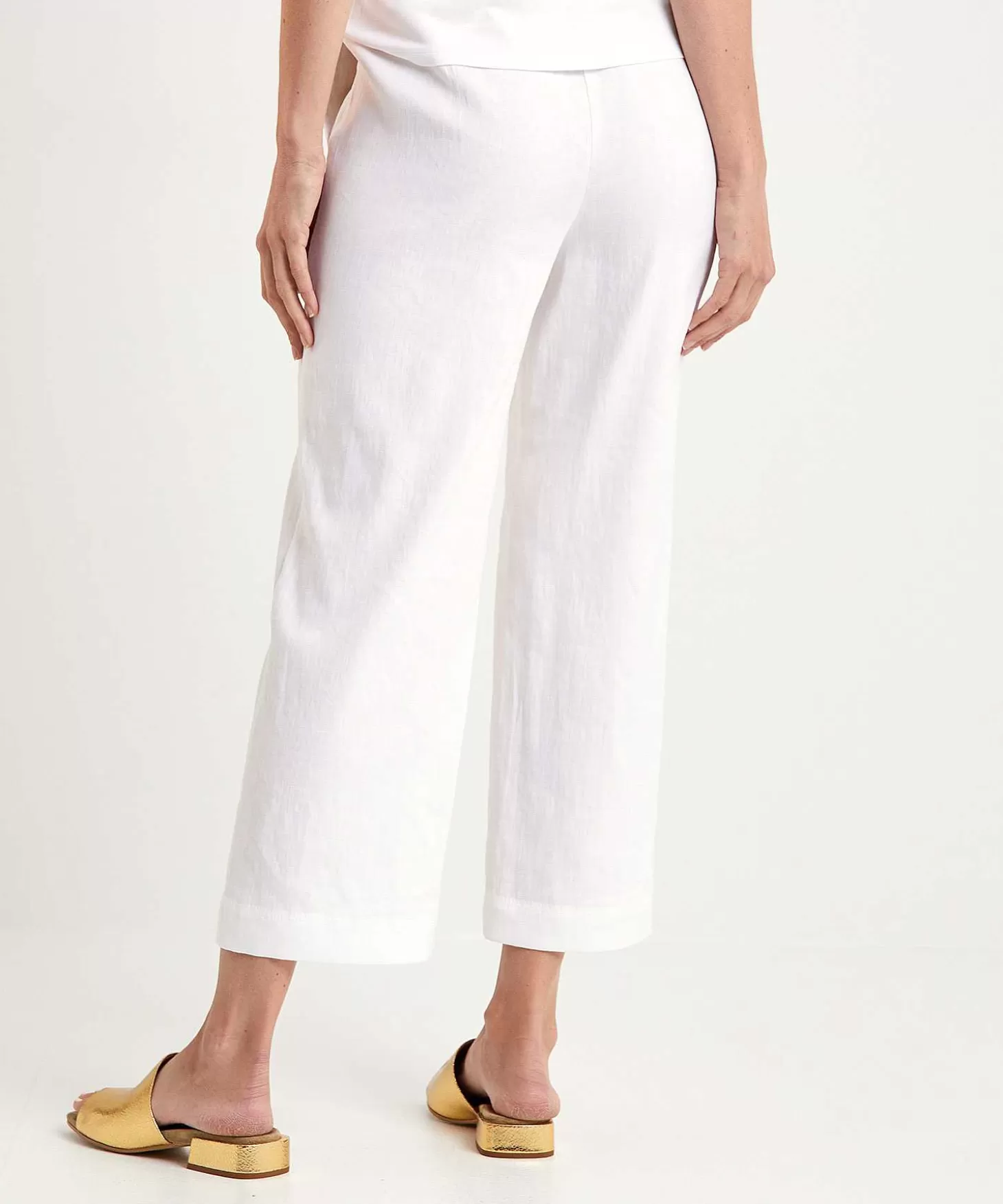 Cropped Pants Linen Mix Wusu*Marc Cain Sports Outlet