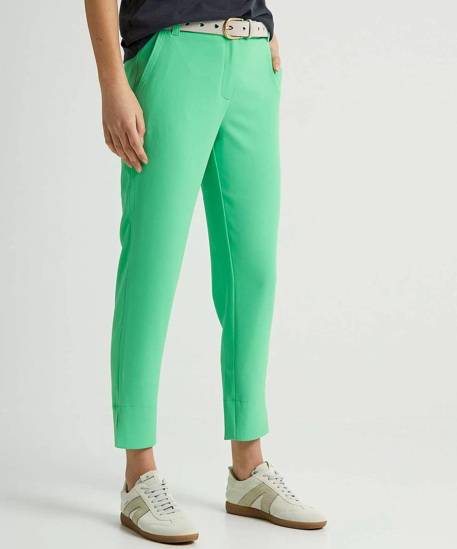 Cropped Pants Travel Fabric Fushun*Marc Cain Sports Outlet