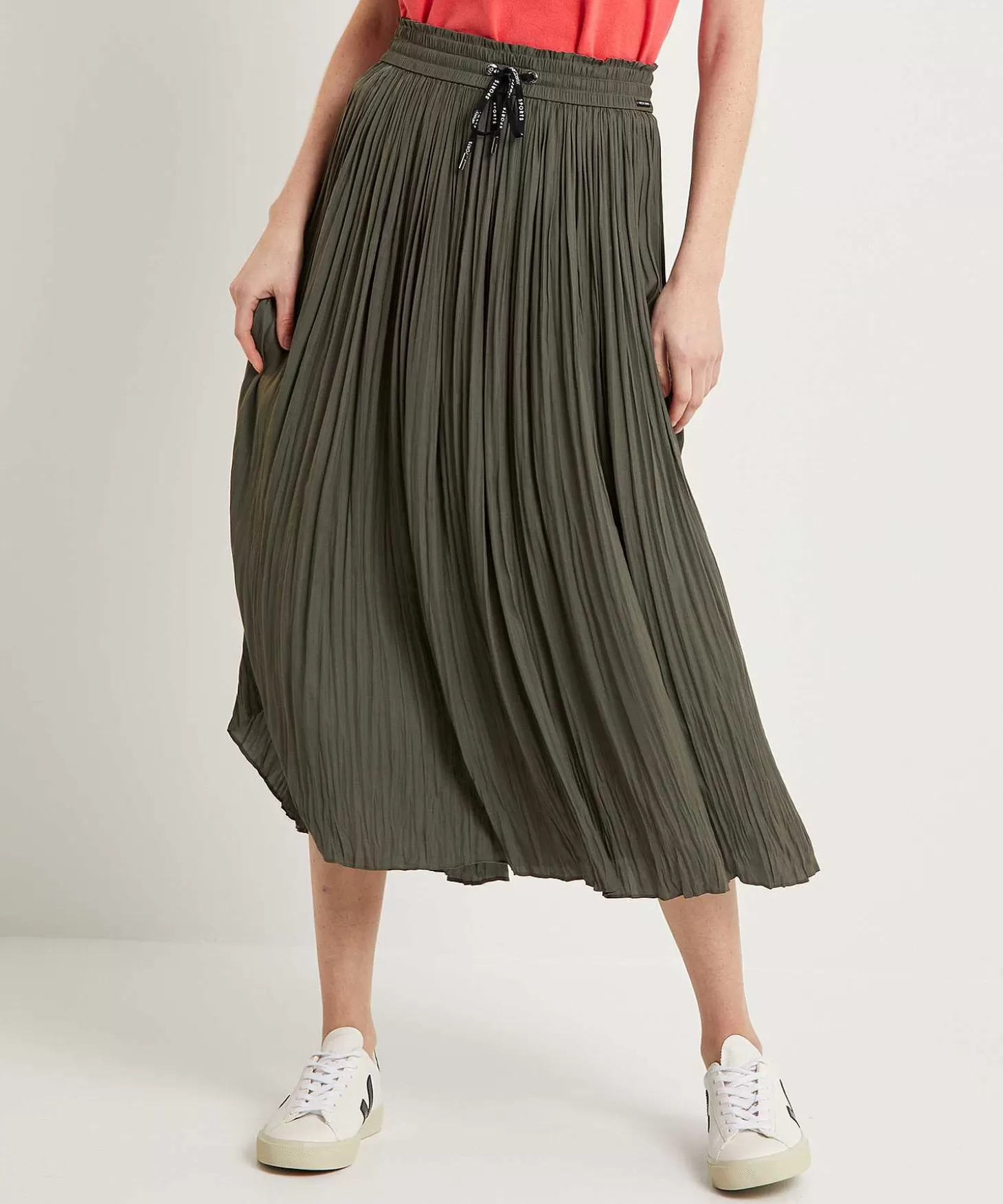 Silky Pleated Skirt*Marc Cain Sports Clearance