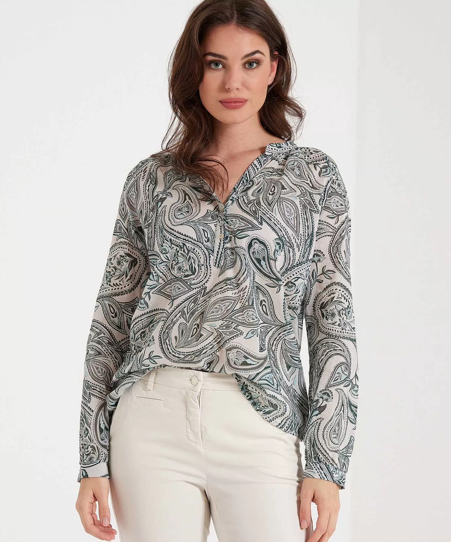 Blouse Paisley Print*No Man's Land Hot