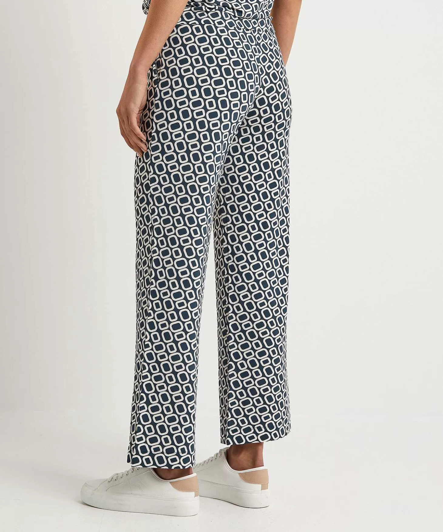 Cropped Palazzo Pants Slinky Retro*No Man's Land Clearance