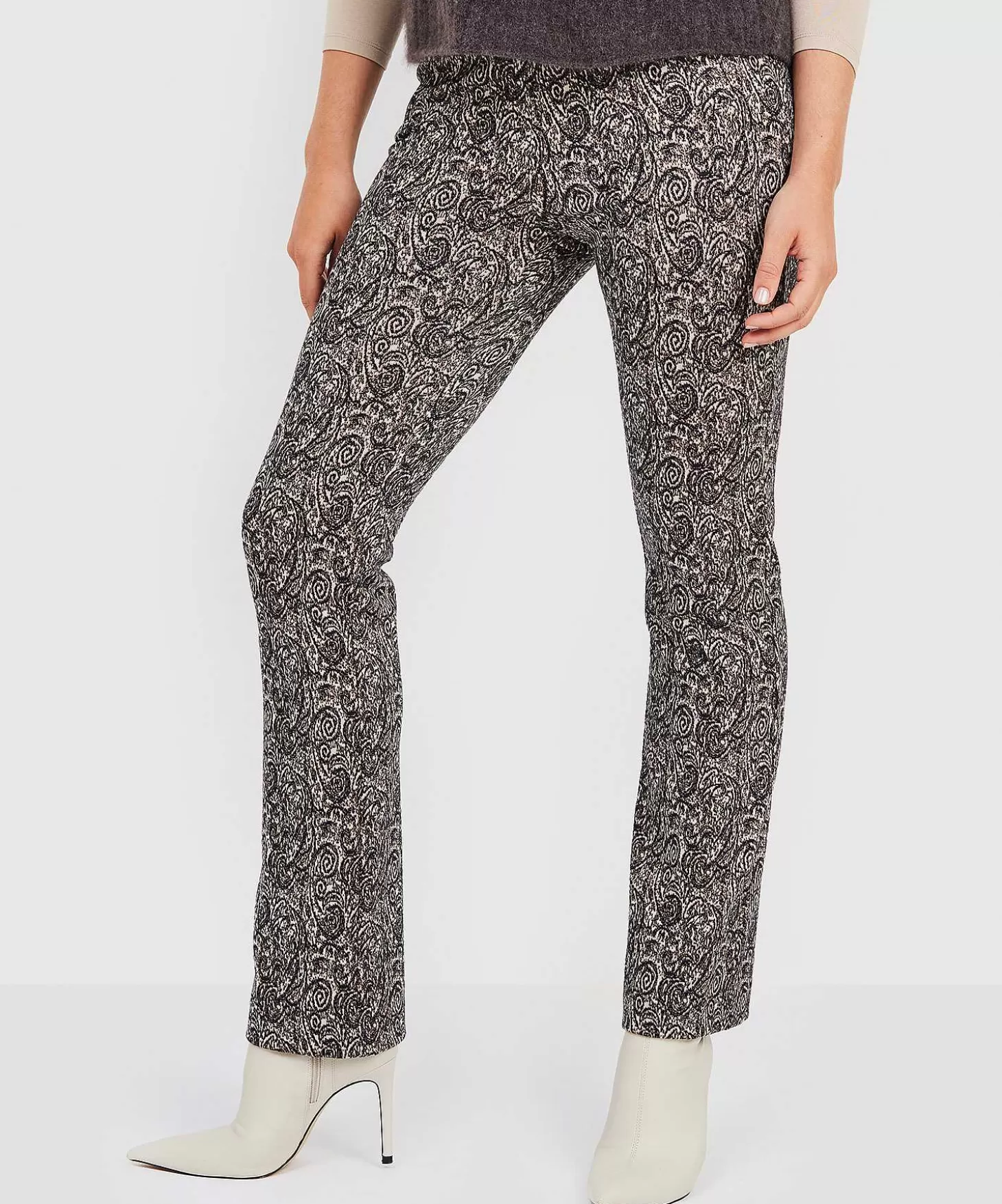 Flared Pants Paisley Print*No Man's Land Cheap