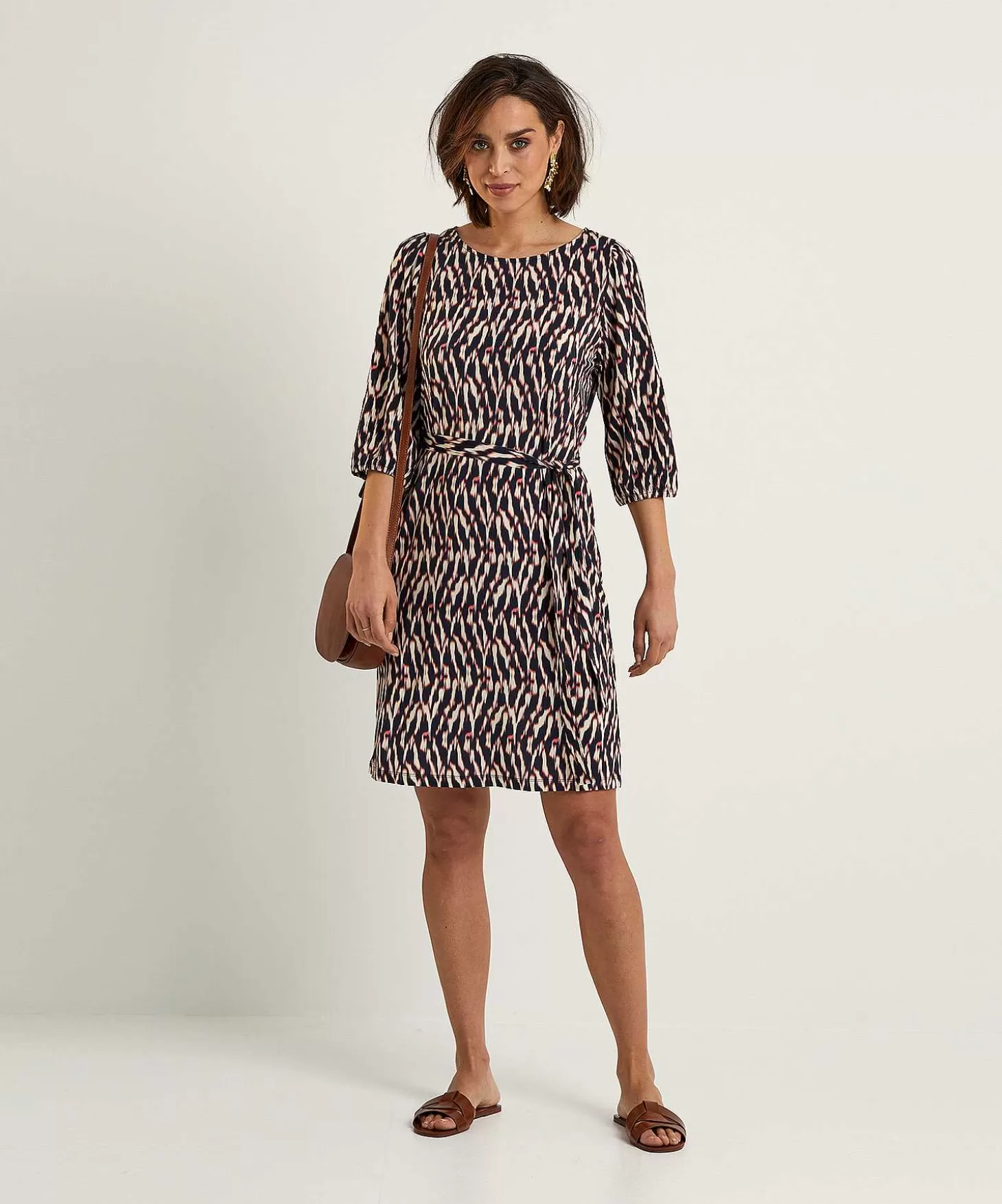 Slinky Dress Blurry Print*No Man's Land Best Sale