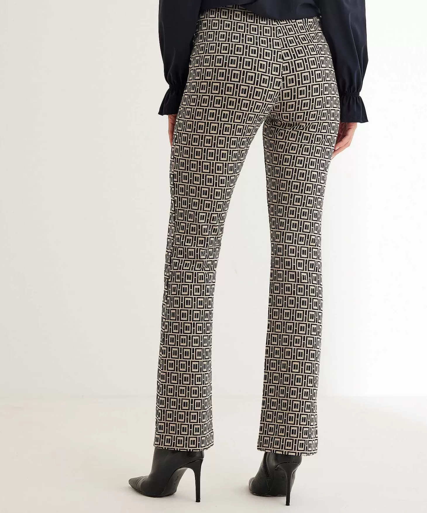 Trousers Jacquard Graphic*No Man's Land Shop