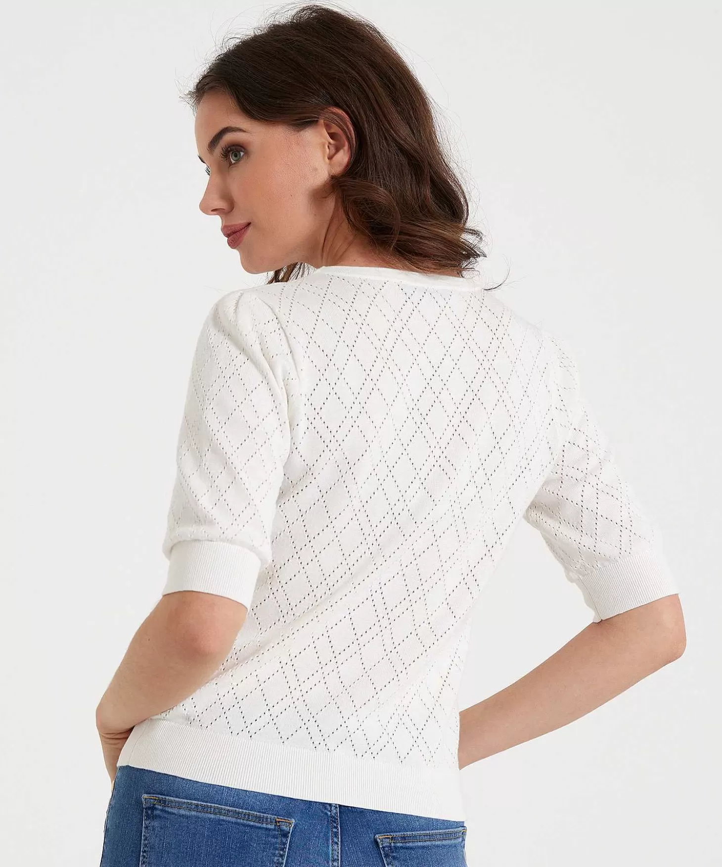 Openwork Sweater Wieber** Shop