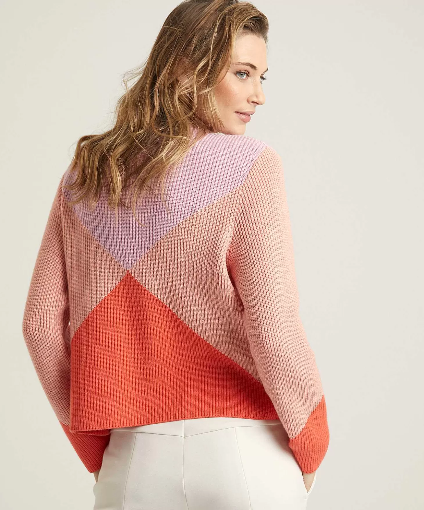 Colorblock Sweater Diagonal*OUI Discount