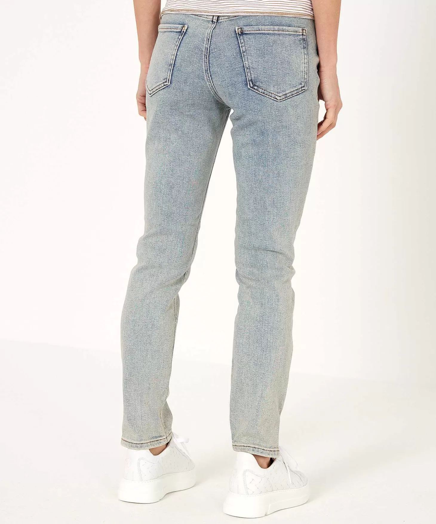 Cropped Jeans Skinny Splits*OUI Store