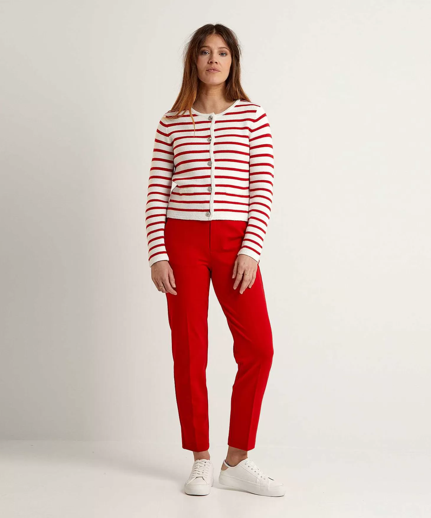 Jersey Trousers*OUI Outlet