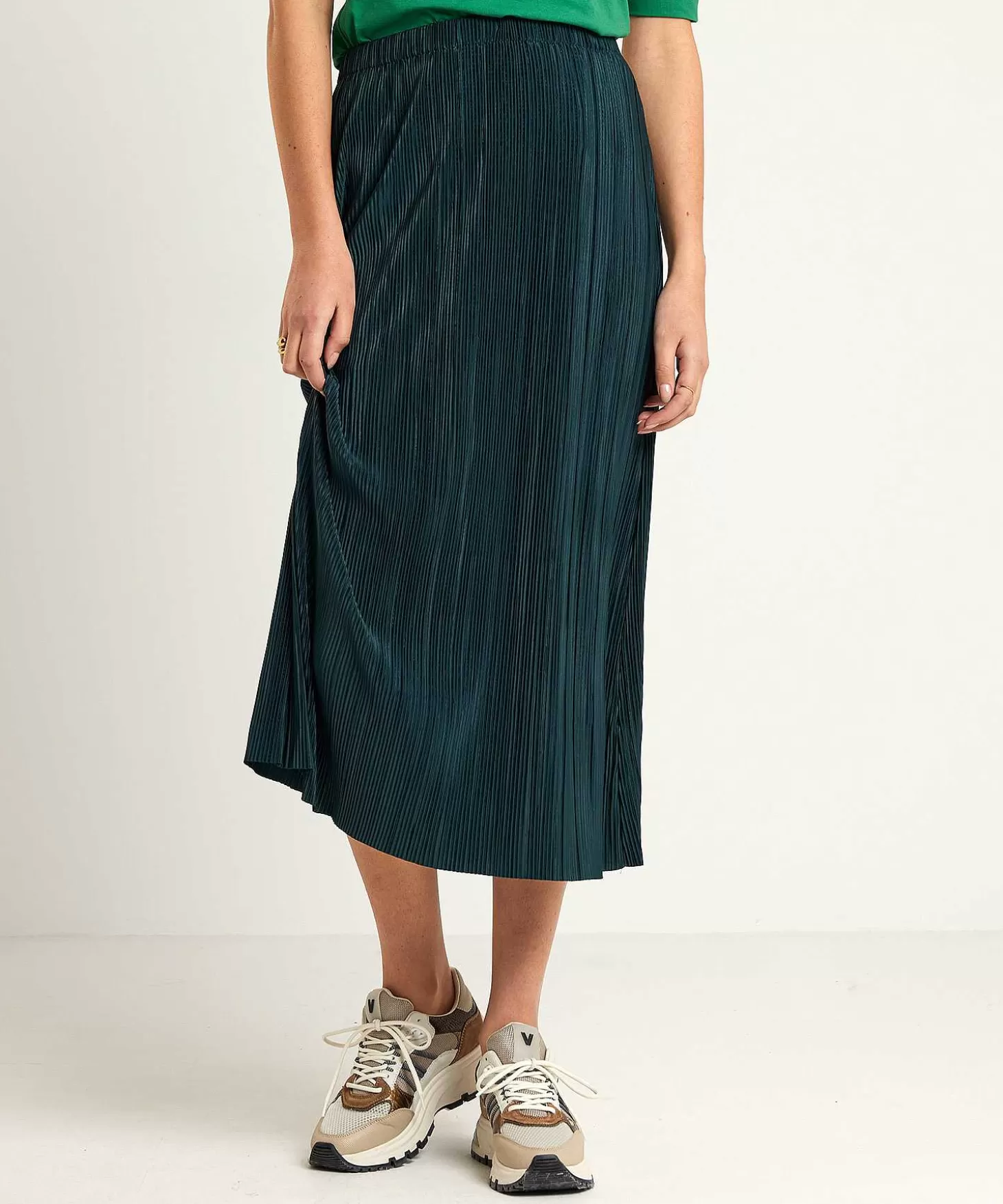 Silky Pleated Skirt*OUI Cheap