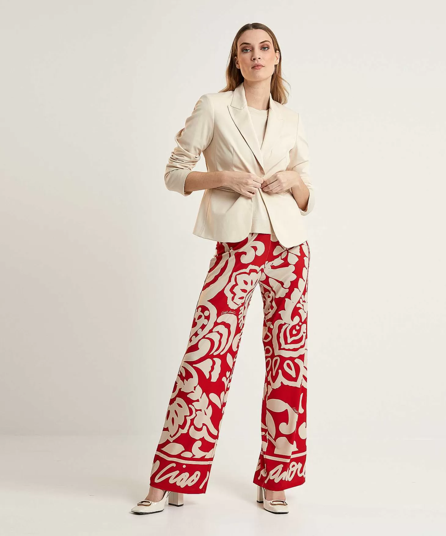 Slinky Palazzo Pants Print*OUI Hot