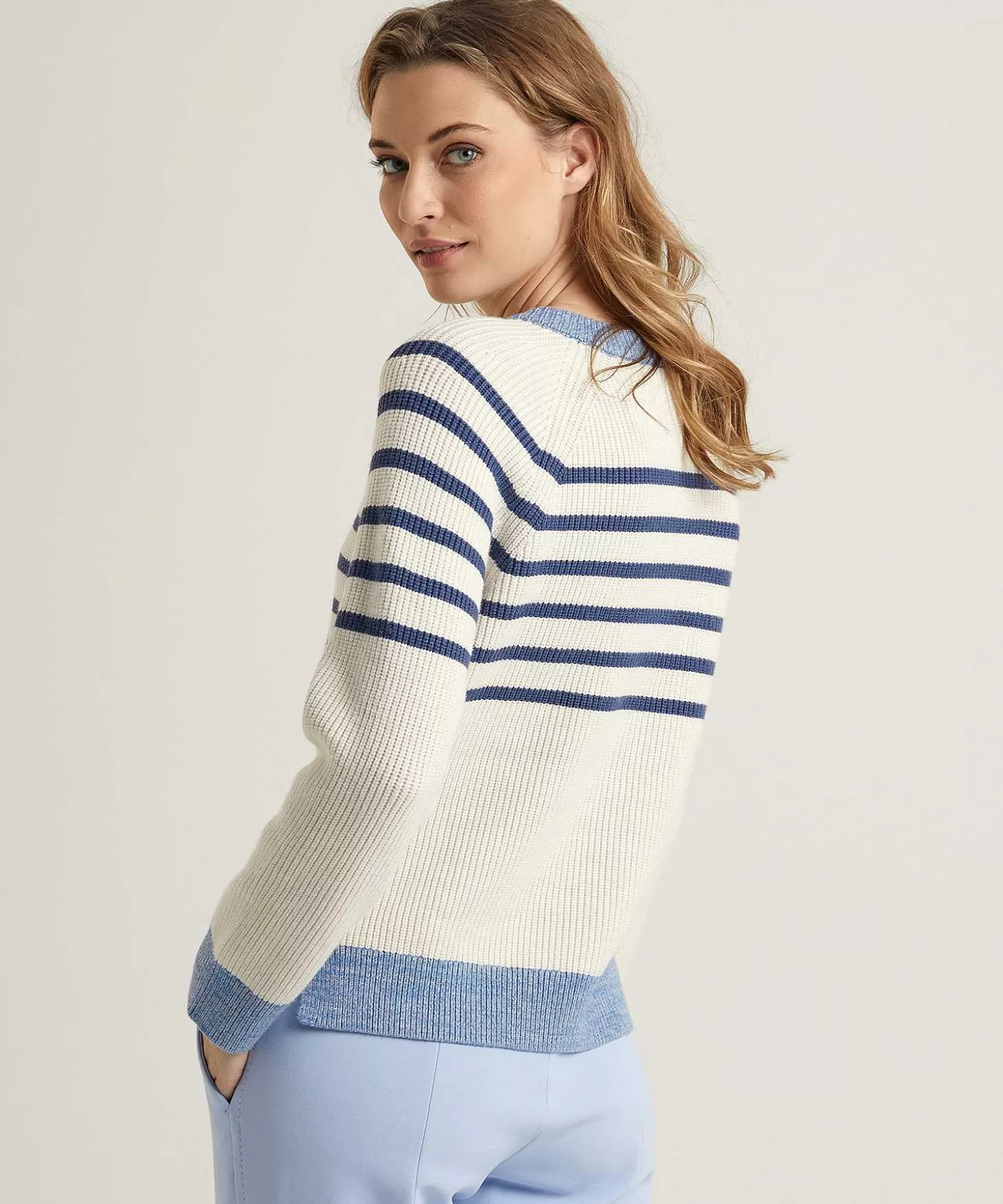 Sweater Stripe Buttons*OUI Discount