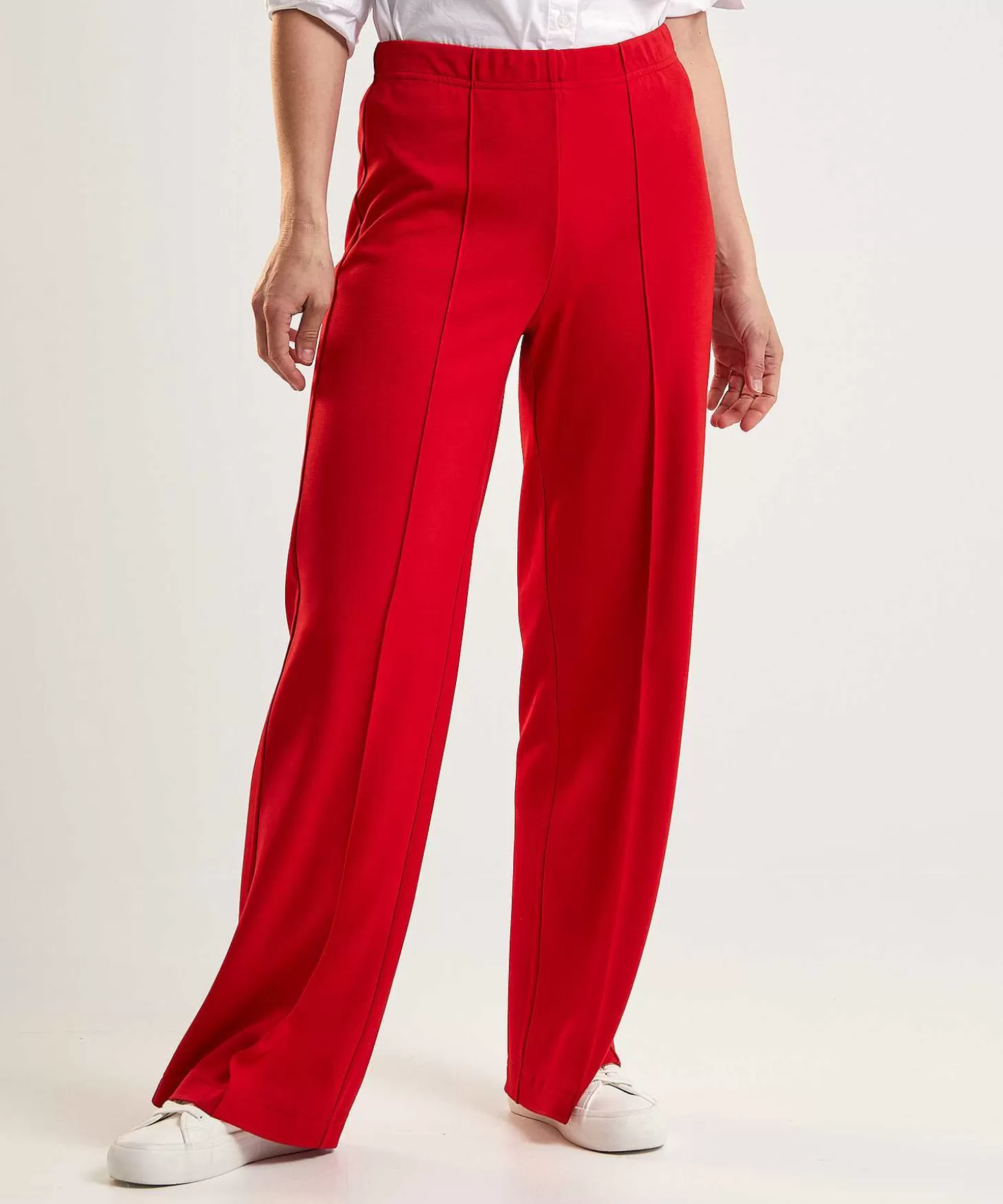 Wide Leg Jersey Pants*OUI Best Sale