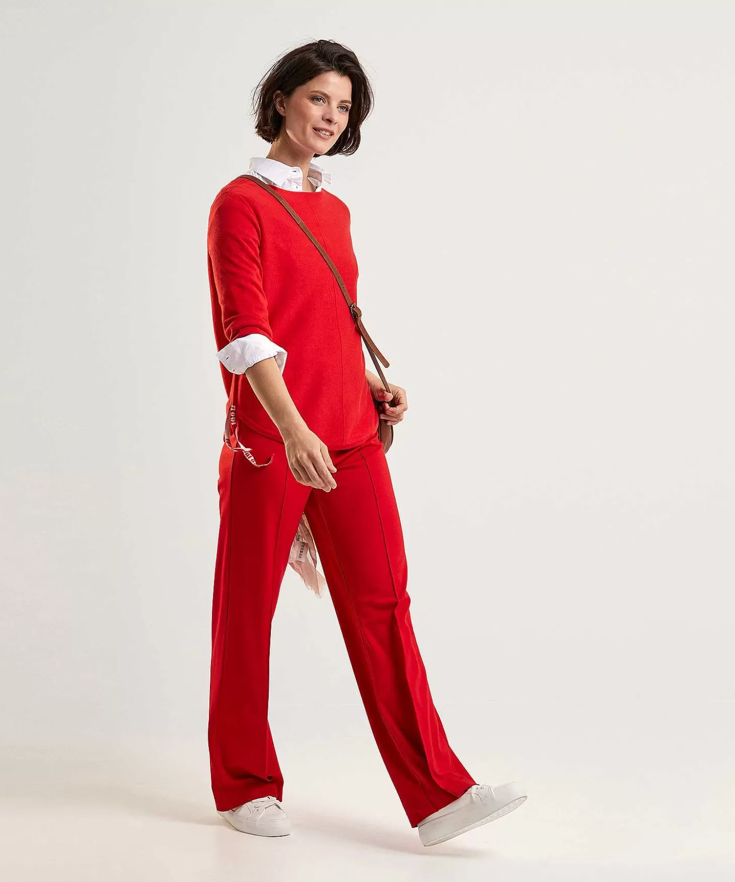 Wide Leg Jersey Pants*OUI Best Sale