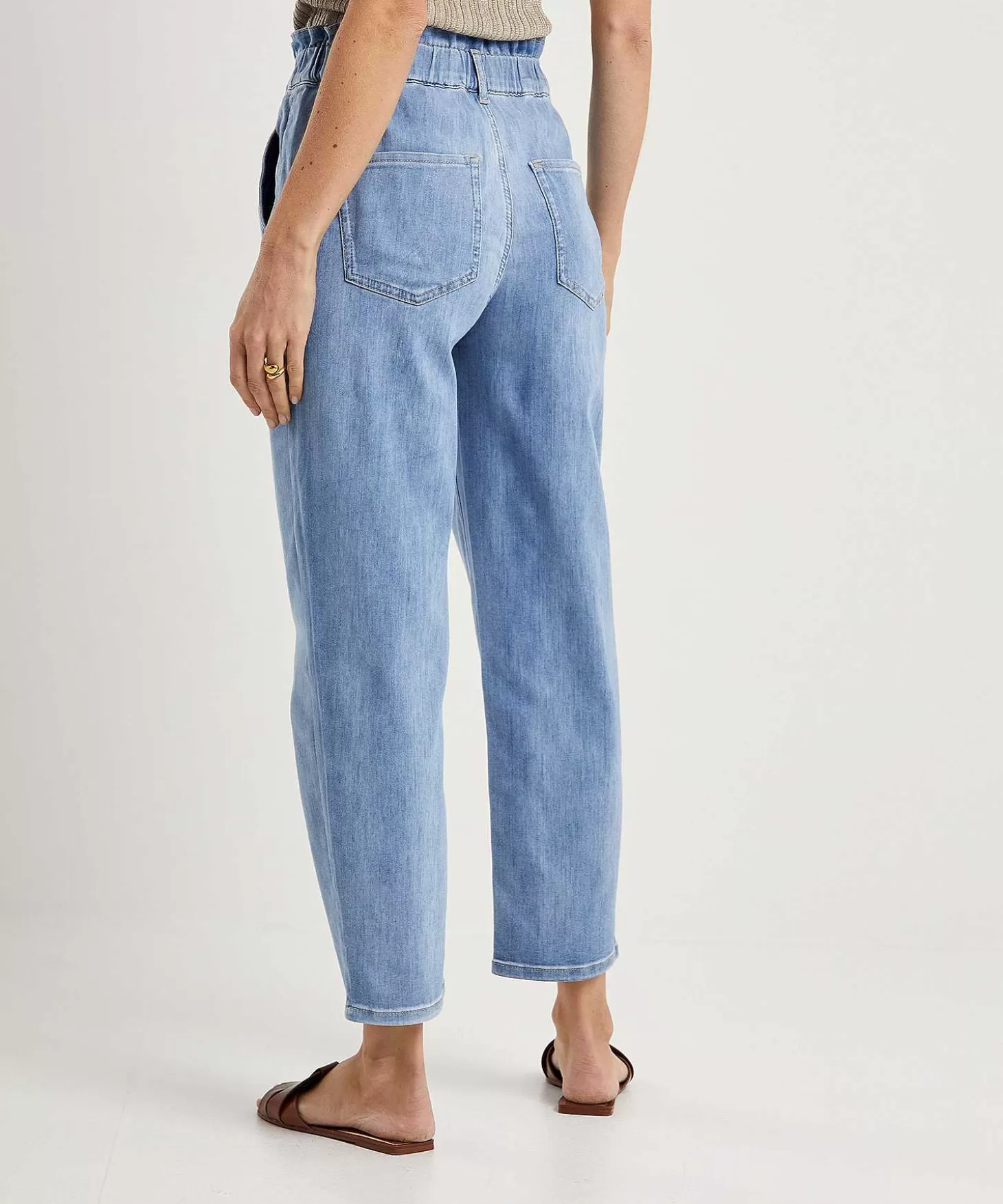 Cropped Paperbag Jeans Riana*Raffaello Rossi Discount