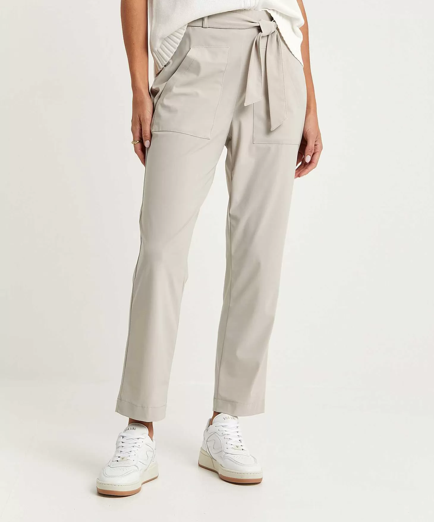 Relaxed Fit Travel Fabric Trousers Ira*Raffaello Rossi Best