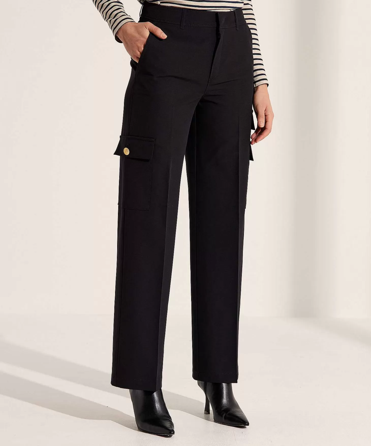 Cargo Wide Leg Trousers Mara*Rosner Online