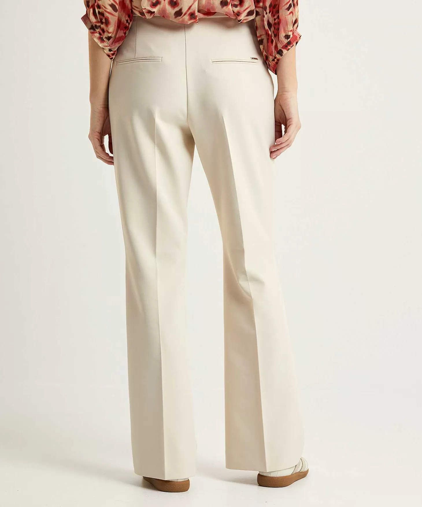 Flared Pants With Pintucks Audrey 1*Rosner Fashion