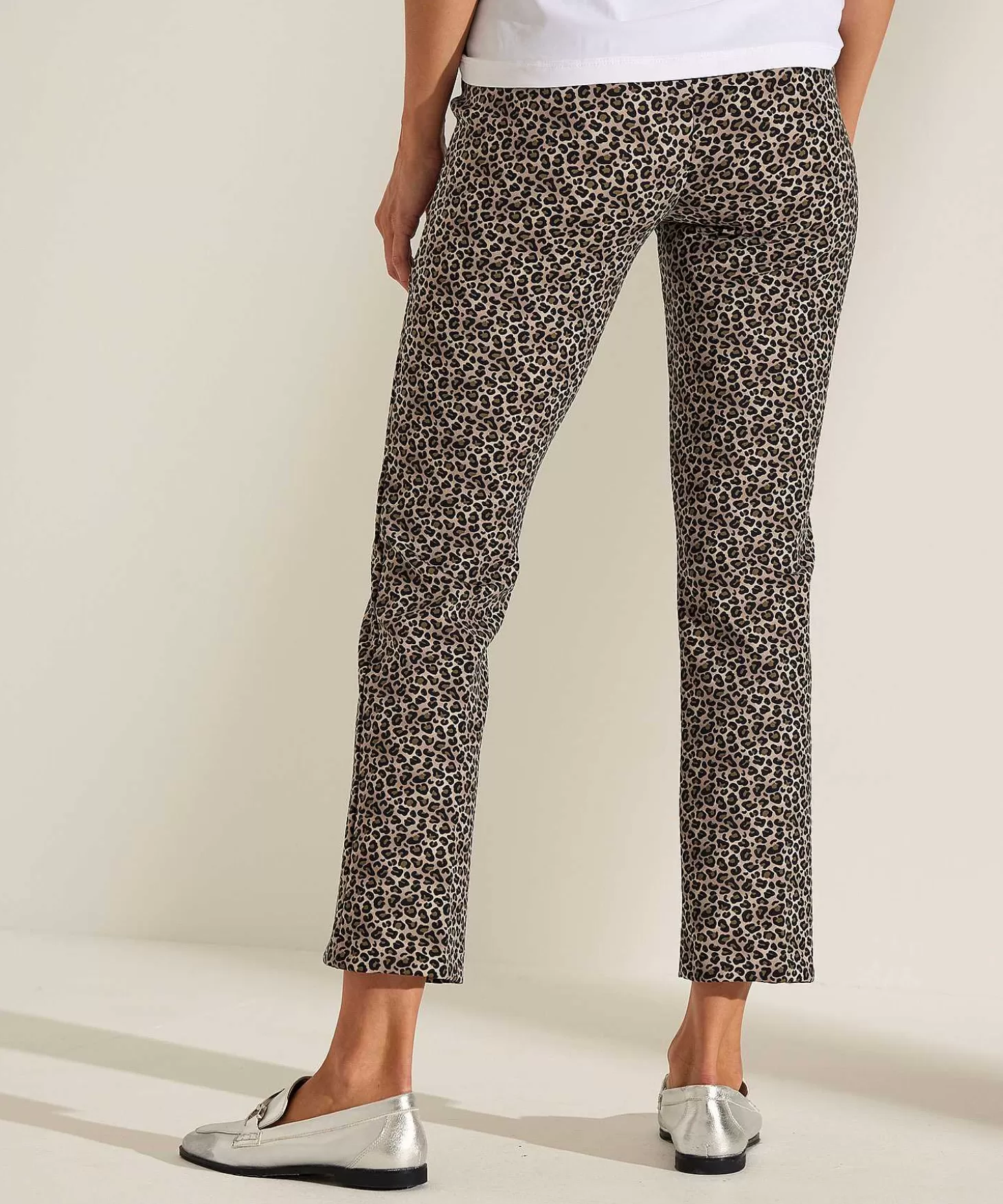 Light Scuba Pants Panther Print Alisa*Rosner Hot