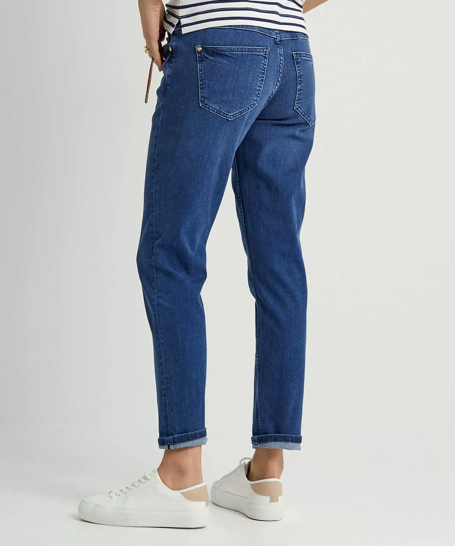 Loose Fit Jeans With Belt Masha*Rosner Cheap