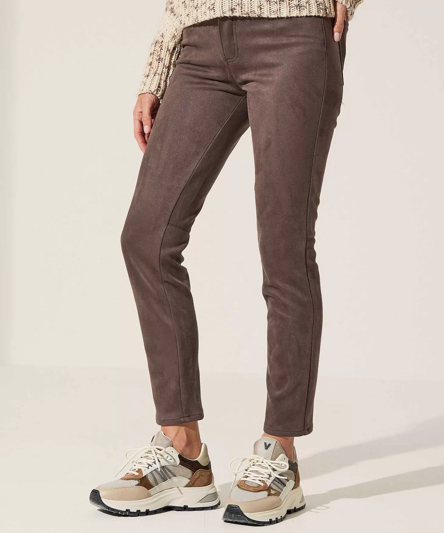 Suedine Trousers Audrey 2*Rosner Clearance