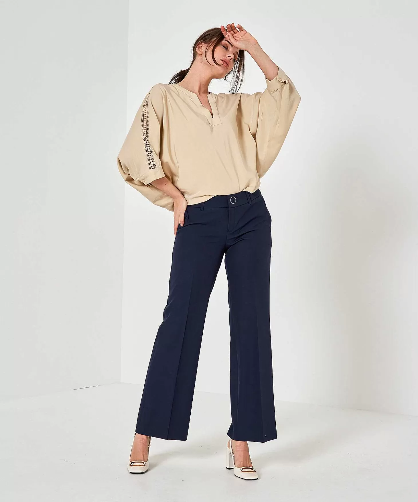 Wide Leg Trousers May*Rosner Cheap