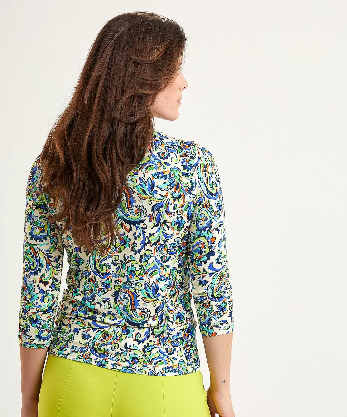 Shirt Flower Paisley** Flash Sale