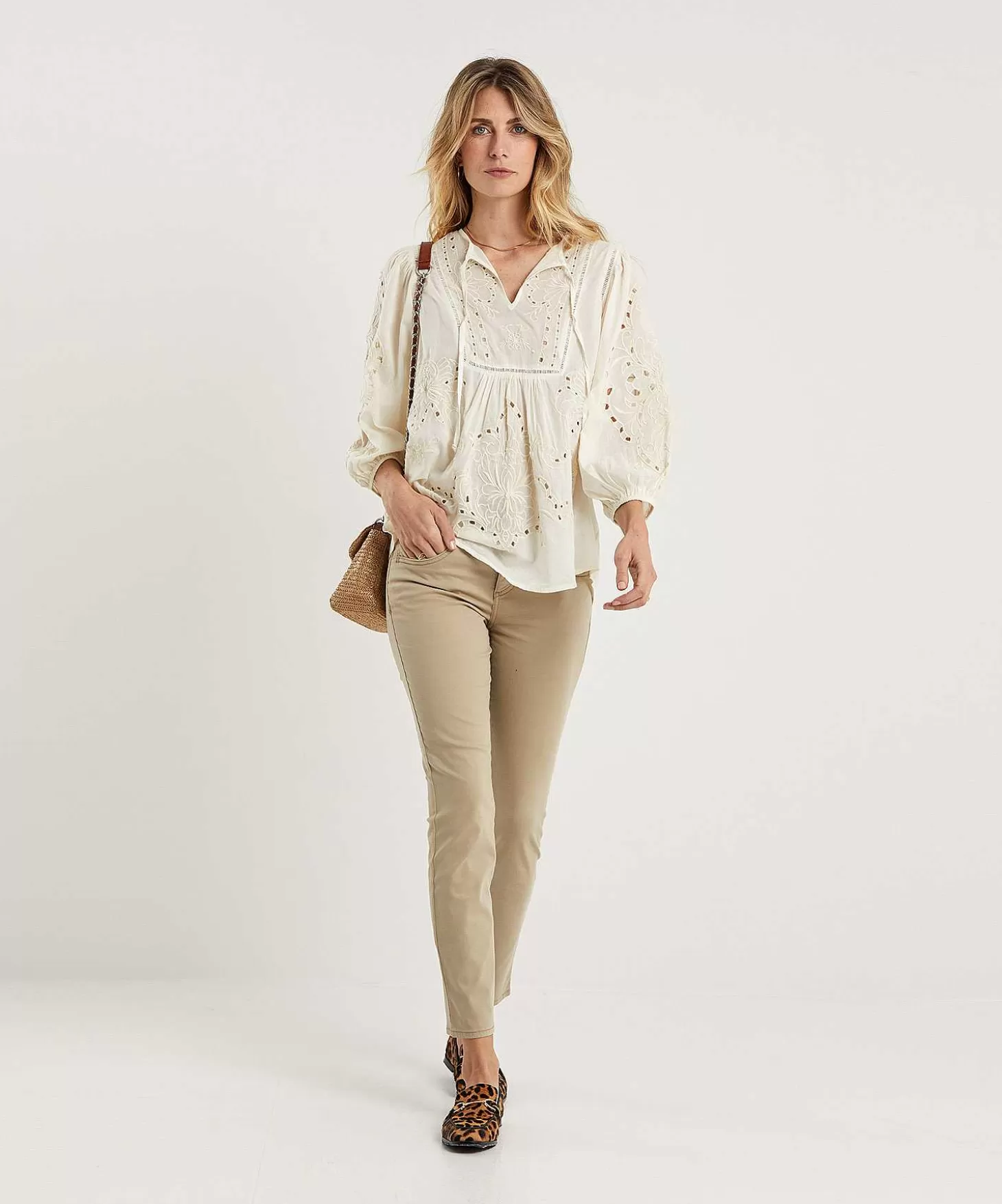 Broderie Blouse*Summum Cheap