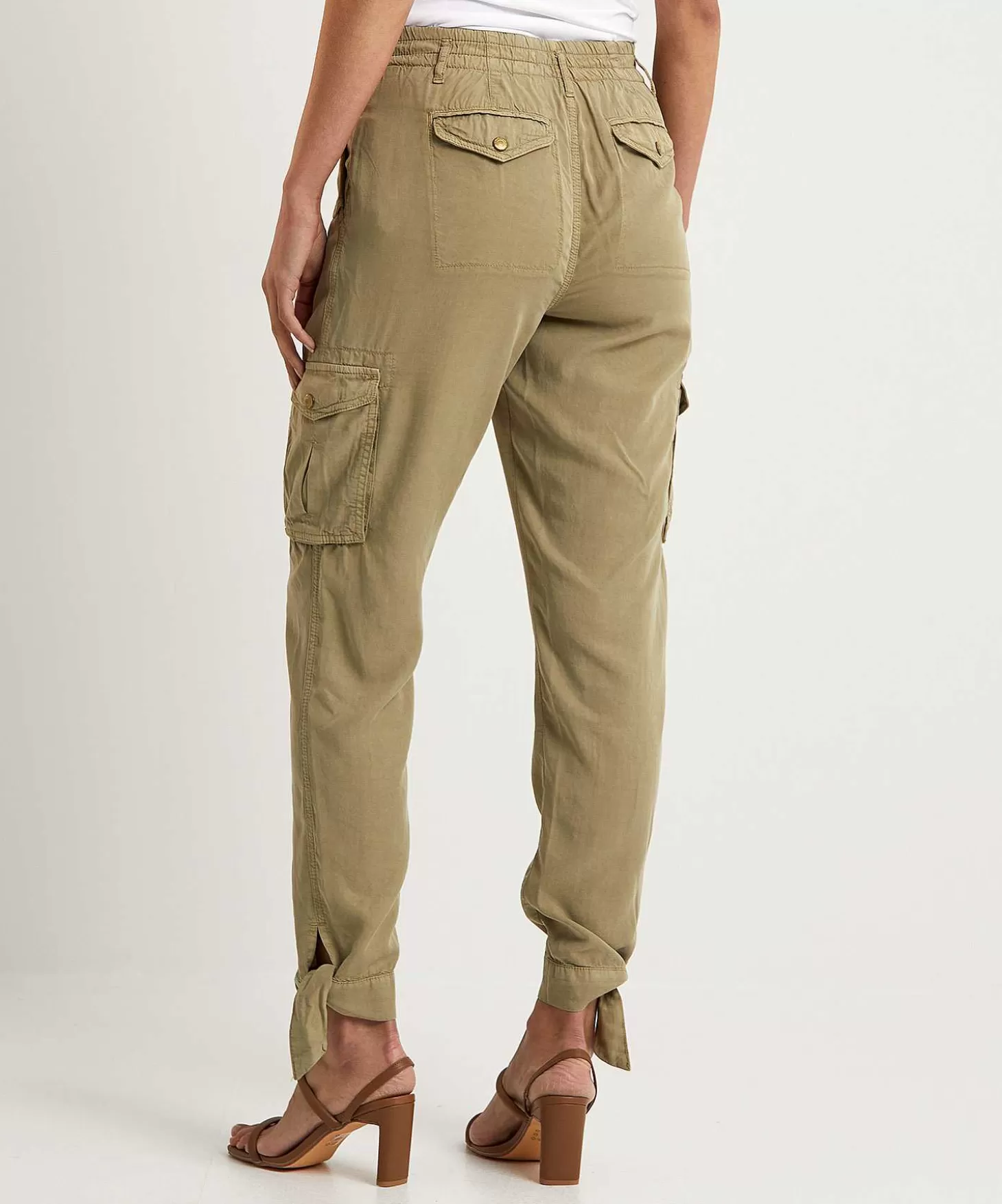 Cargo Pants Tencel*Summum Fashion