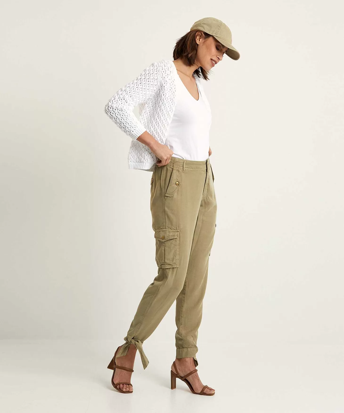 Cargo Pants Tencel*Summum Fashion