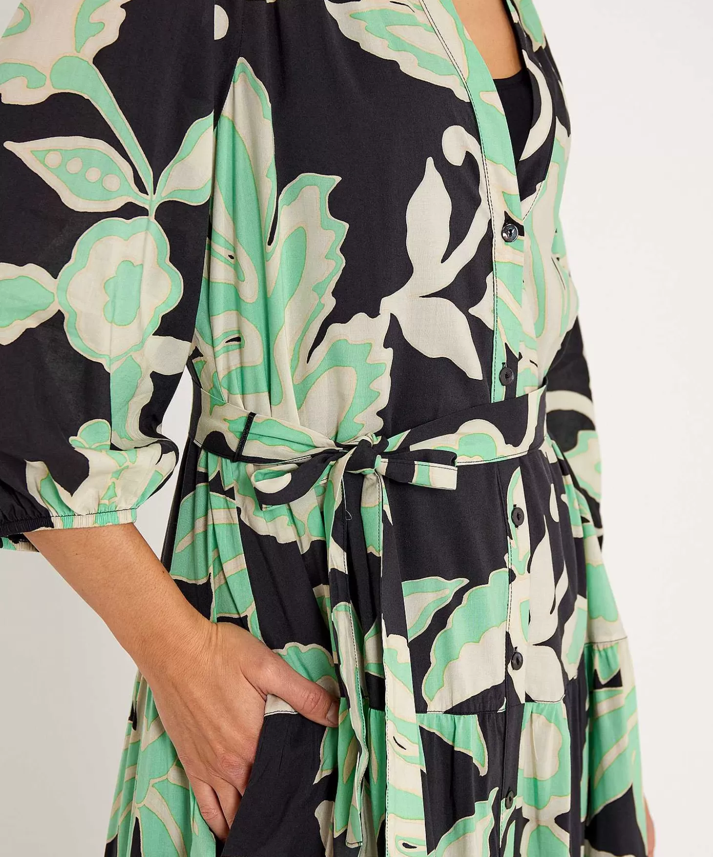 Dress Botanical Print*Summum Fashion