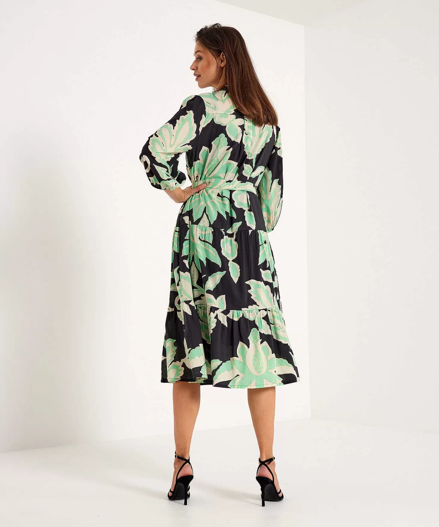 Dress Botanical Print*Summum Fashion