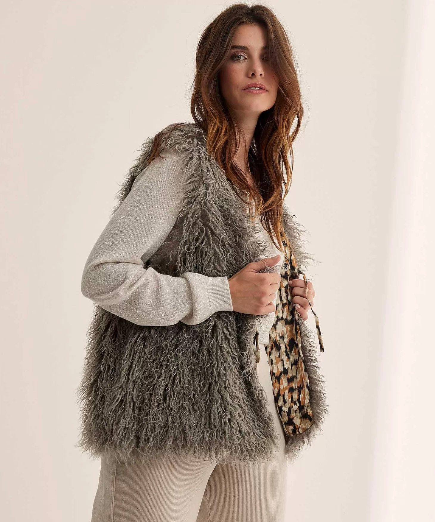 Gilet Fluffy Fun Fur Reversible*Summum Best