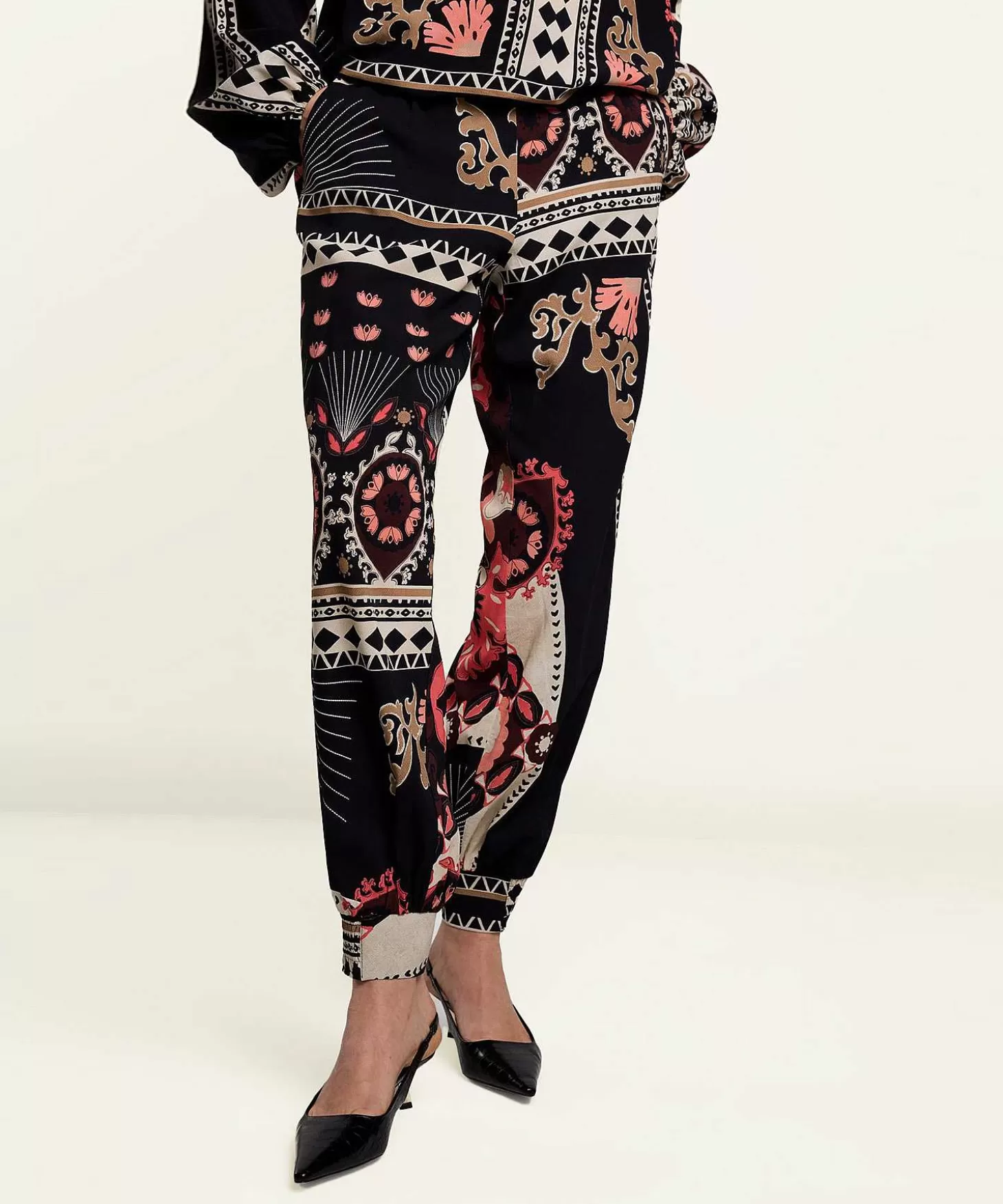 Harem Pants Multiprint Crepe*Summum Sale